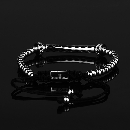 Silver Luxury Men Zircon Bracelet [2]