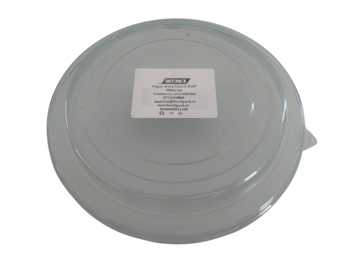 Capac transparent PP D187 50buc/set [2]