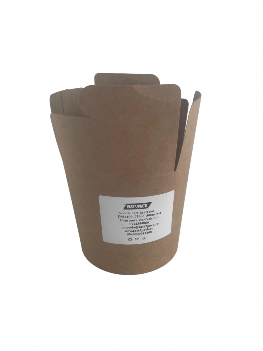 Cutie noodle kraft 95x100 750cc 50buc/set [2]