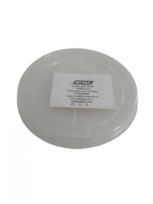 Capac plat PP D110 100buc/set [2]