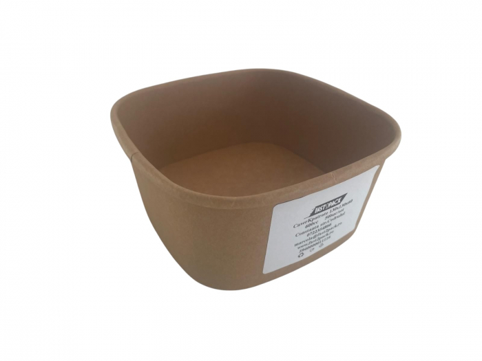 Cutii meniu patrate carton K  130x130x60 600cc 50buc/set [1]