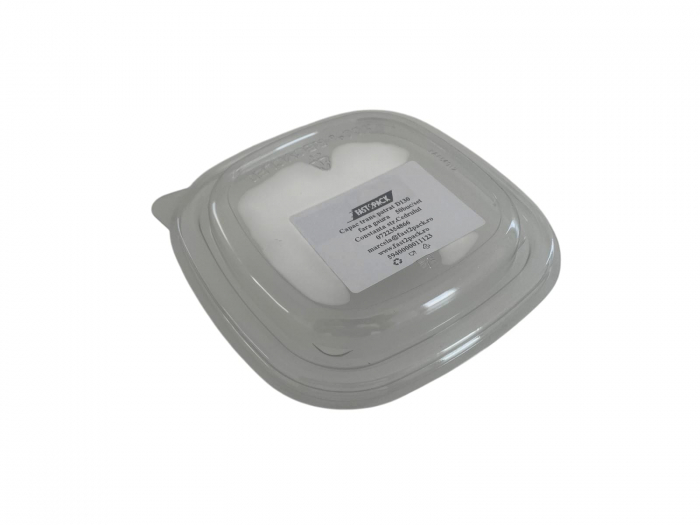 Capac transparent patrat fara gaura 130 50buc/set [1]