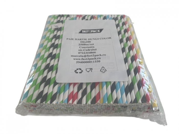 Paie de hartie colorate D6x220 250buc/set [2]