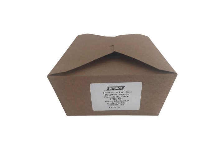 Cutii meniu carton K 4cl 175x140x63 900cc 50buc/set [2]