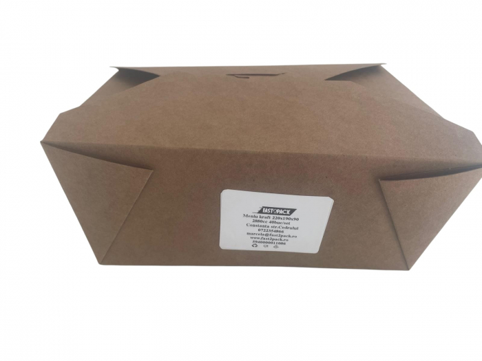 Cutii meniu carton K  220x160x90 2880cc 40buc/set [2]