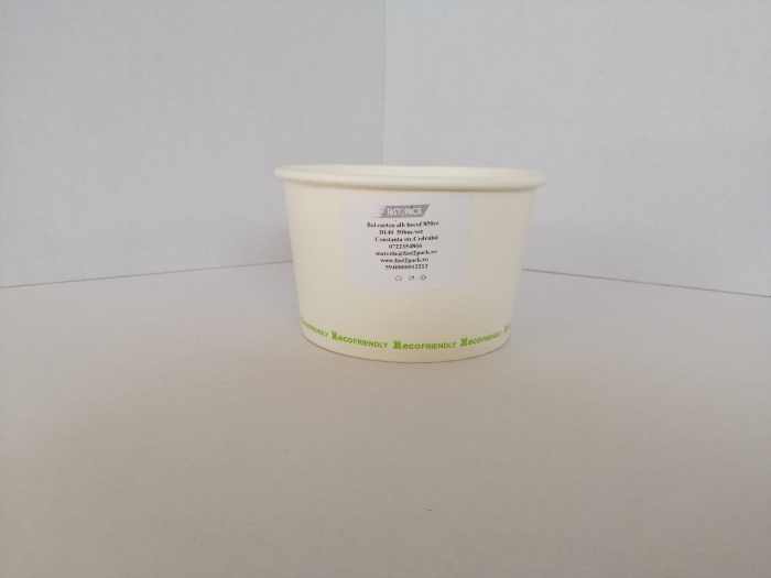 Bol carton alb becof D140 850cc 50buc/set [2]