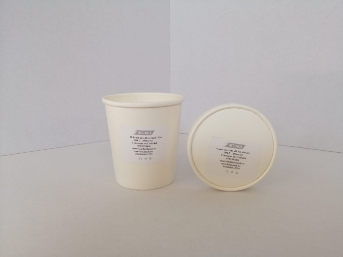 Bol carton alb rotund D98-2 16oz 25buc/set [3]