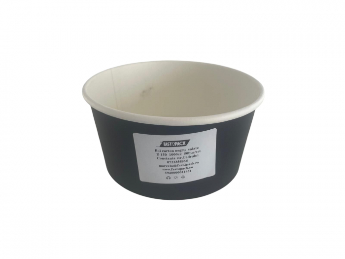 Boluri carton negru D150 1000cc 50buc/set [2]