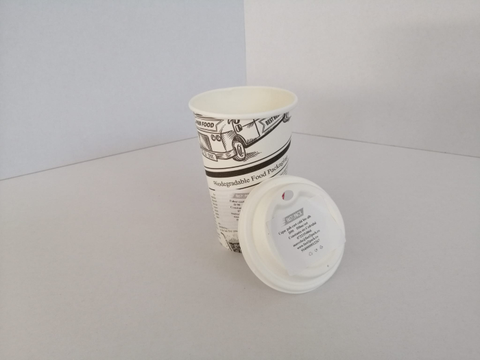 Capac pahar carton cald BIO D90 alb 50 buc/set [2]