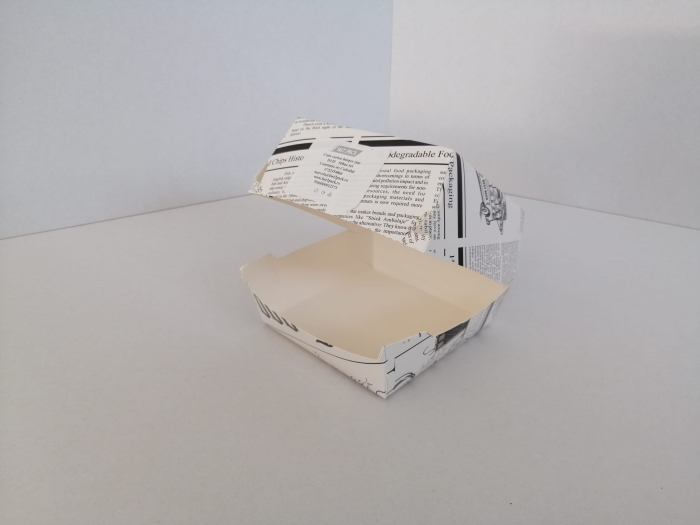 Cutie carton burger ziar D120 50buc/set [2]