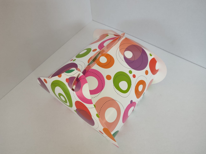 Cutie tort cu model ABSTRACT CT2  27x27cm H16cm  25buc/set [2]