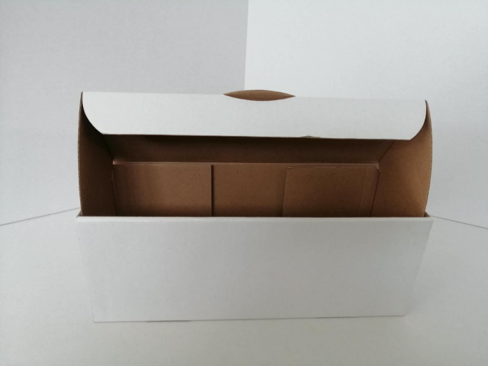 Cutii carton cozonac  32 x 12 x 12 micro albe 50buc/set [3]