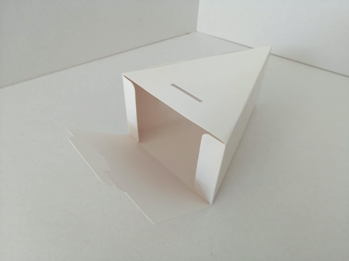 Cutii felii tort 15 x 12 x 7.5 albe 100buc/set [2]