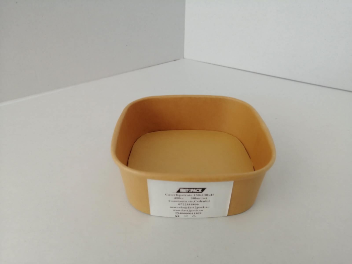 Cutii meniu patrate carton K 130x130x45 400cc 50buc/set [2]