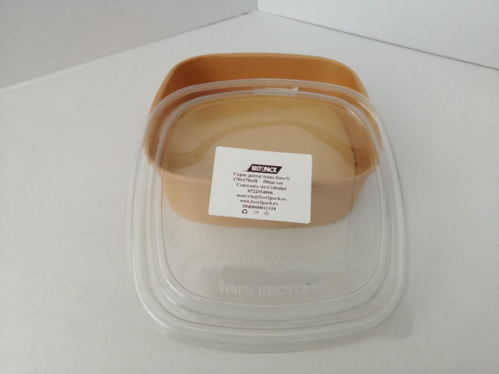 Cutii meniu patrate carton K 170x170x50 900cc 50buc/set [3]