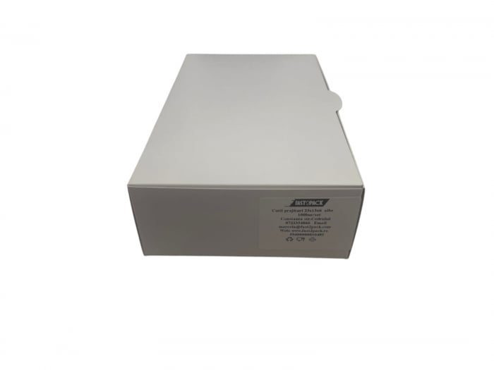 Cutii prajituri 230x130x60 albe 100buc/set [2]