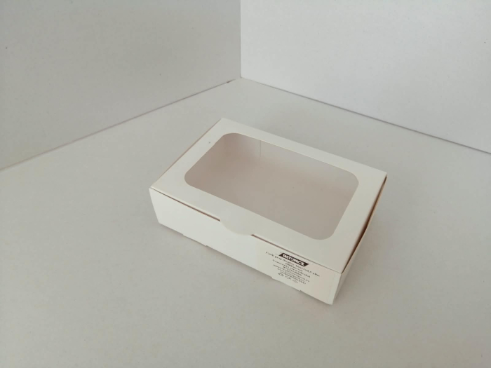 Cutii prajituri display 16 x 11 x 4.5 albe 100buc/set [2]