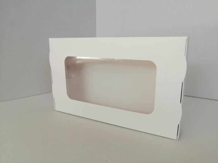 Cutii prajituri display 26 x 16 x 5 albe 100buc/set [3]