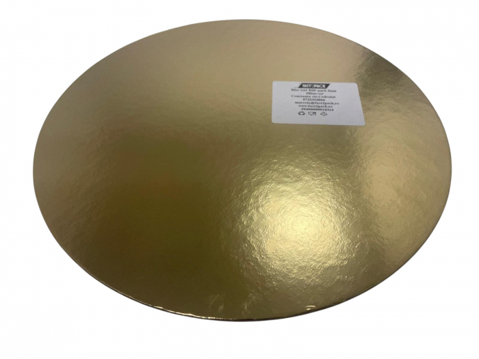 Disc tort D25 aurii 3mm 50buc/set [1]