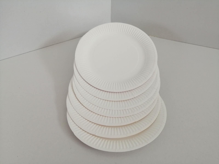 Farfurii 20cm albe 50buc/set [4]