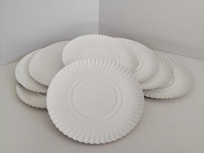 Farfurii carton albe R1 D23 100buc/set [3]