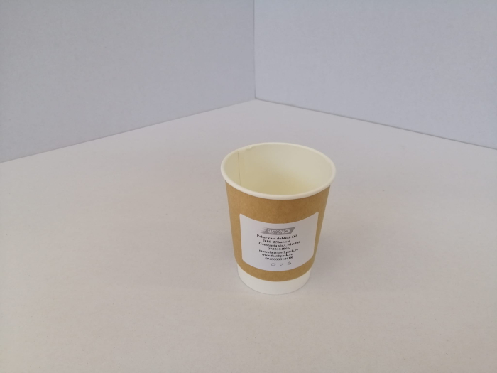 Pahar carton DBWall KNA 8oz D80 25buc/set [2]