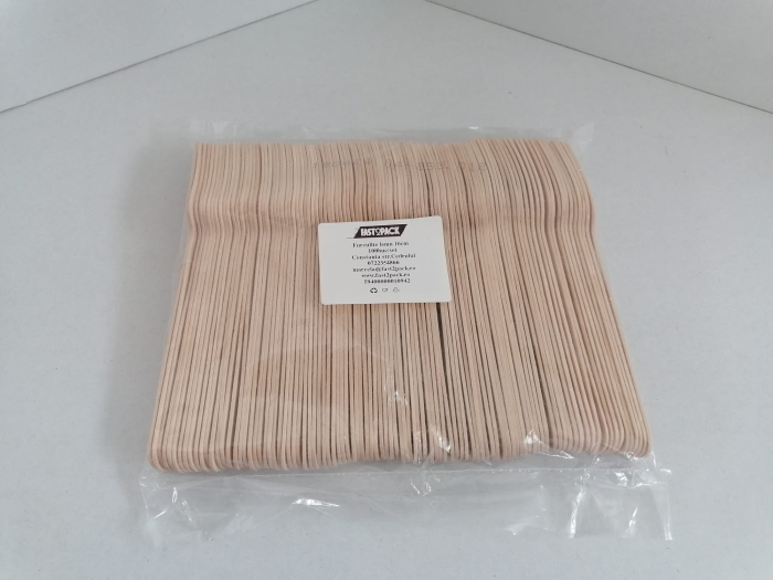Tacam lemn eco furculita 16cm 100buc/set [2]