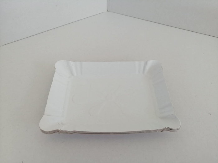Tăvițe Albe T4 16 x 12 cm – Set de 100 Bucăți [3]