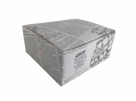 Ambalaje Fast Food - Cutii meniu carton model ziar 130x130 50buc/set