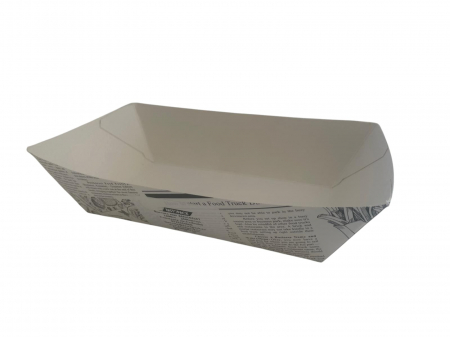 Ambalaje Fast Food - Barcute ziar 245x165x57 1200cc 250buc/set