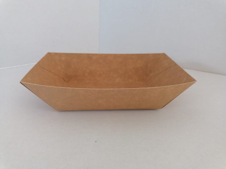 Ambalaje Fast Food - Barcute carton kraft 21.5 x 14 x 5.5 cm  1500buc/cutie