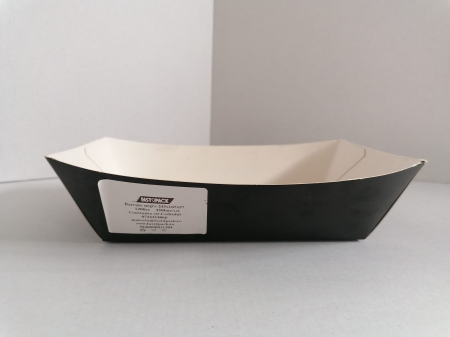 Ambalaje Fast Food - Barcute negre 245x165x57 1200cc 250buc/set