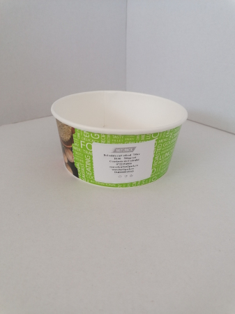 Ambalaje Fast Food - Bol salata carton stfood D146 750cc 50buc/set