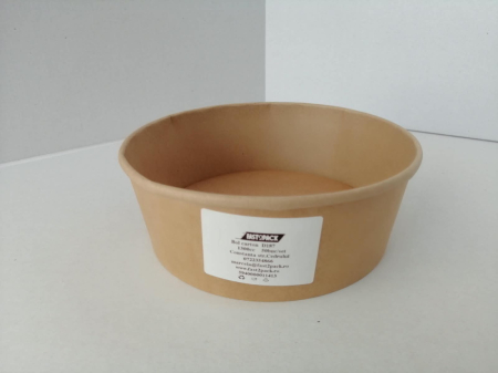 Ambalaje Fast Food - Boluri carton Kraft D187 1300cc 50buc/set
