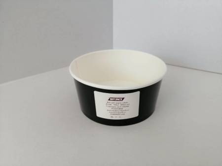 Ambalaje Fast Food - Boluri carton negru D145 750cc 50buc/set