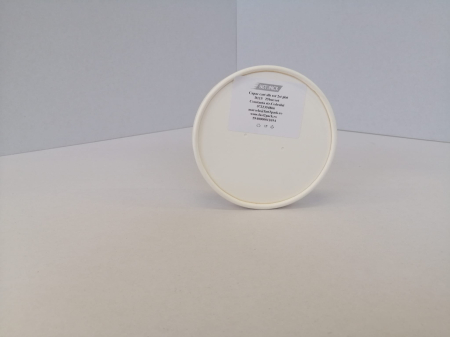 Ambalaje Fast Food - Capac carton alb rotund 2 straturi plat D115 25buc/set