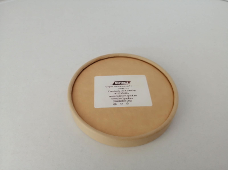 Ambalaje Fast Food - Capac carton rotund Kraft D115 plat 25buc/set
