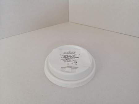 Ambalaje Fast Food - Capac pahar carton cald PP D80 alb 100buc/set