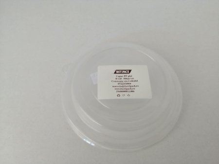 Ambalaje Fast Food - Capac PP plat D145 50buc/set