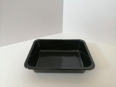 Ambalaje Fast Food - Caserola catering neagra 227x178, 50buc/set