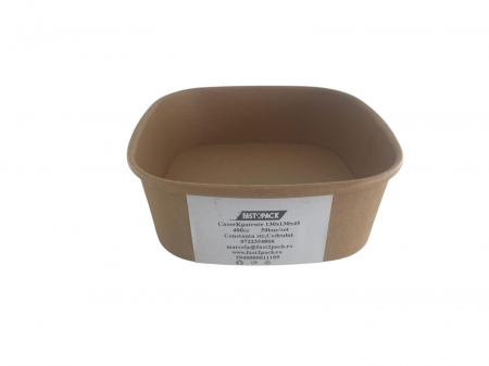 Cutii meniu patrate carton K 130x130x45 400cc 50buc/set [1]