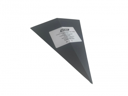 Ambalaje Diverse - Cornet carton hexagonal negru 100g 200buc/set