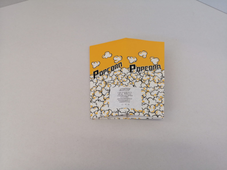 Ambalaje Cofetărie - Cutie carton popcorn galben-negru 1L