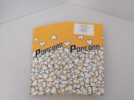 Ambalaje Cofetărie - Cutie carton popcorn galben-negru 3L 100buc/set