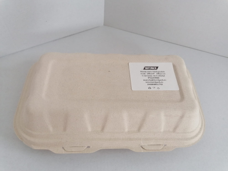 Ambalaje Fast Food - Cutie meniu biodegradabil 1compartiment 240x147mm  50buc/set