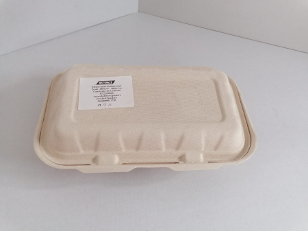 Ambalaje Fast Food - Cutie meniu biodegradabil 2compartiment 240x147mm 50buc/set