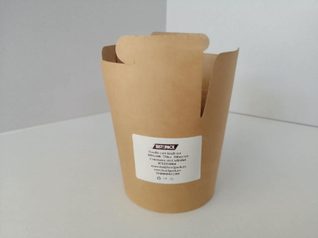 Ambalaje Fast Food - Cutie noodle kraft 95x100 750cc 50buc/set