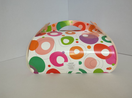 Ambalaje Cofetărie - Cutie tort cu model ABSTRACT CT4  30x30cm H16cm  25buc/set