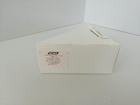 Ambalaje Cofetărie - Cutii felii tort 15 x 12 x 7.5 albe 100buc/set