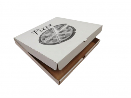 Cutii Pizza alb cu negru 300 x 300 x 35 mm [1]